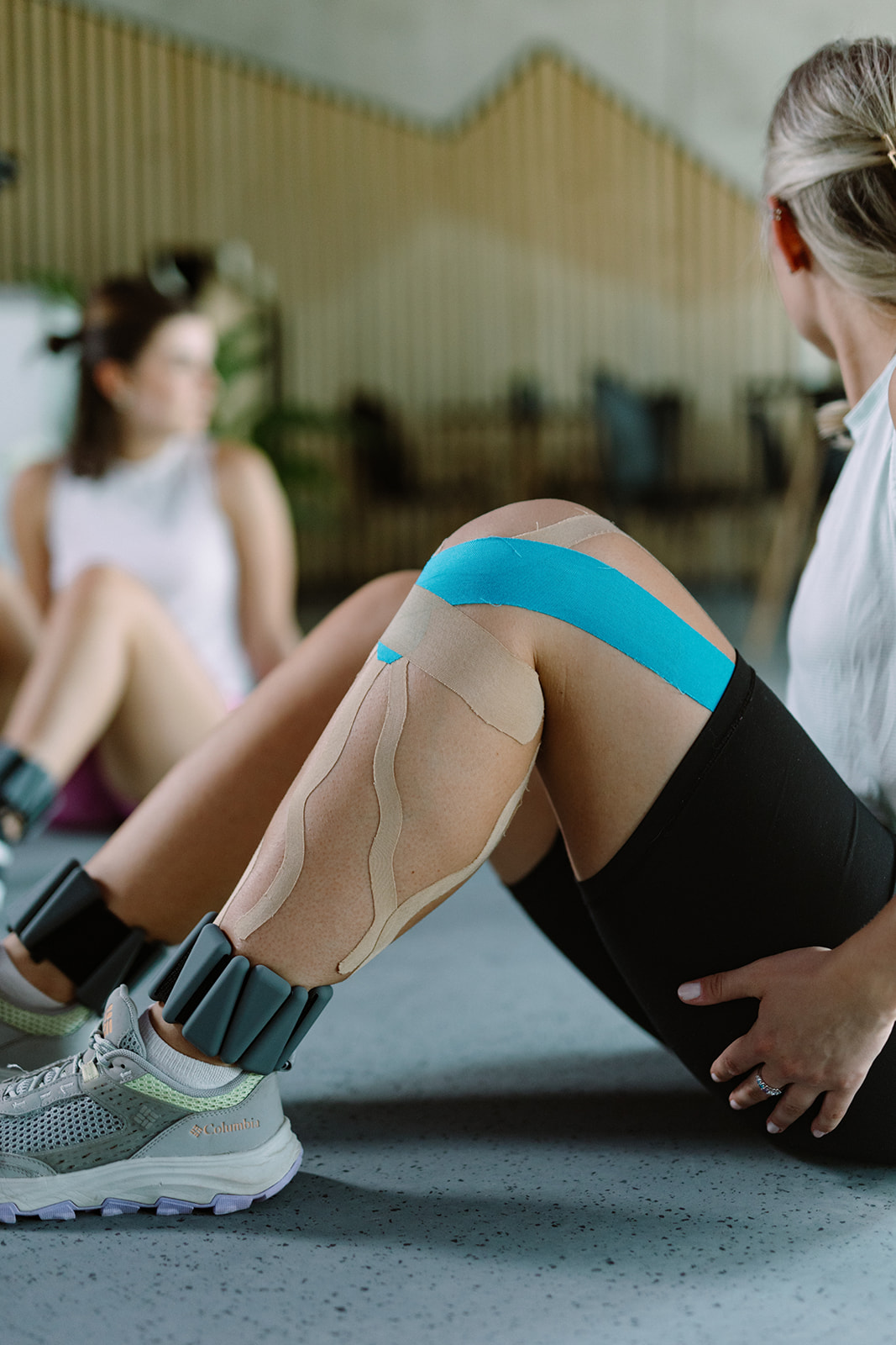 Stretching class image